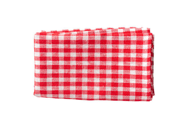 istock Picnic Table Cloth, Checkered Napkin, Red White Tablecloth, Kitchen Towel, Restaurant Dishcloth 2194664703