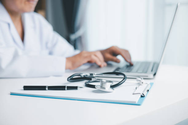 istock Concept business doctor education essential globalization, student learn and study in university and college to master knowledge needed travel global economy. book stethoscope for medical health care 2194667585