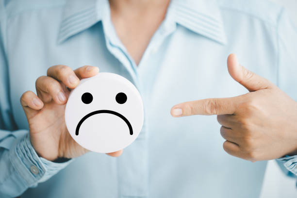 Concept good business includes handling both compliments complaints from customers ensuring employee satisfaction addressing negative feedback to prevent mental strain customer dislike with sad face