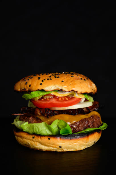 istock Grilled Hamburger or Cheeseburger Gourmet Burger 2194672125