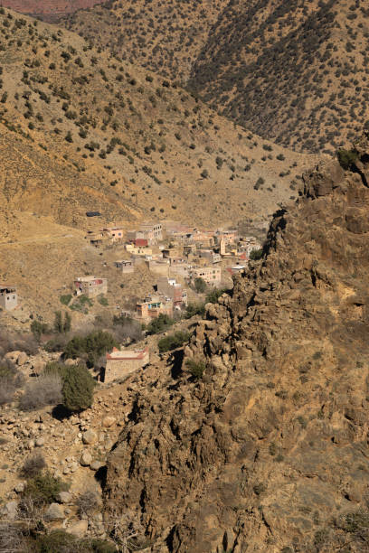 istock A mountain with a village. Atlas mountains. 2194673371
