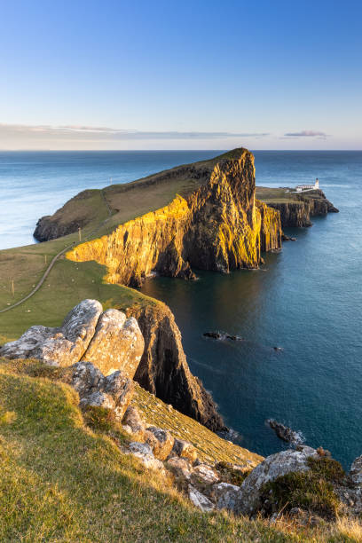 istock Neist Point Lighthouse on Isle of Skye, Scotland 2194679424