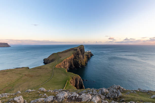 istock Neist Point Lighthouse on Isle of Skye, Scotland 2194679575