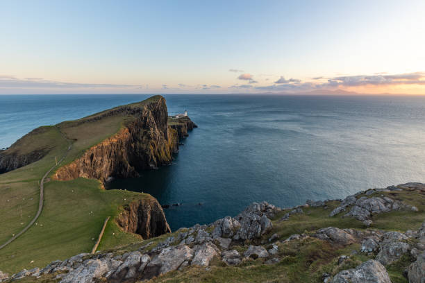 istock Neist Point Lighthouse on Isle of Skye, Scotland 2194679641