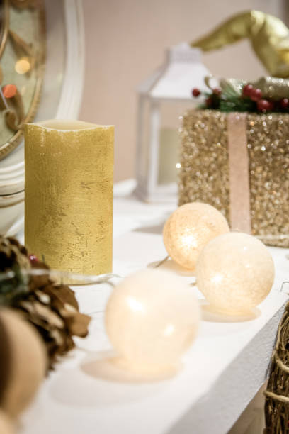 istock New Year decoration on a Christmas tree. 2194681410