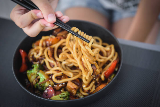 istock Sweet sauce noodles 2194683833