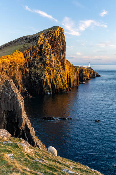 istock Neist Point Lighthouse on Isle of Skye, Scotland 2194690687