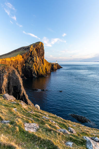 istock Neist Point Lighthouse on Isle of Skye, Scotland 2194690696