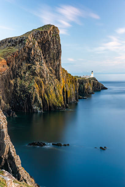 Neist Point Lighthouse on Isle of Skye, Scotland