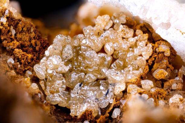 istock native Sulphur crystals. Specimen from clara mine, oberwolfach, Germany 2194692769
