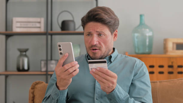 istock Portrait of Casual Man Facing Online Banking Problem 2194692952