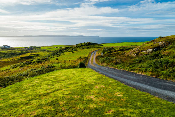istock Small path down the hill to the sea, Islay, Scotland 2194707876