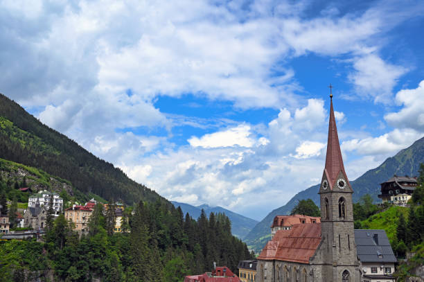 Austrian ski and spa resort Bad Gastein, Austria