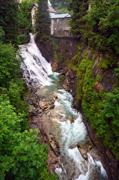 Waterfall Gasteiner Ache river, Bad Gastein,Austria
