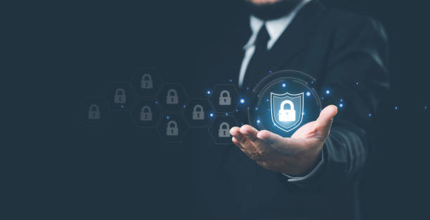 istock lock mark cybersecurity internet, protect attacks from a hacker. concept of password privacy on an online system, secure data from crime, virus cyber. cyber security technology digital information. 2194713759