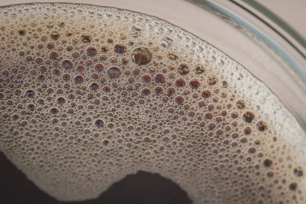 istock Macro Shot of Coffee Foam and Bubbles 2194716672