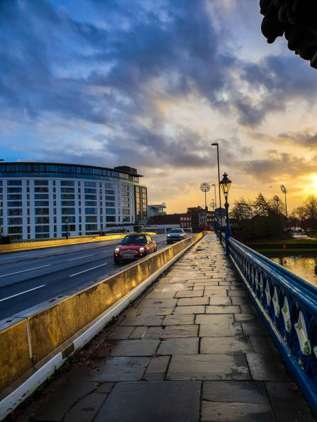 istock Sunset over Trent bridge on the river Trent. 2194718092