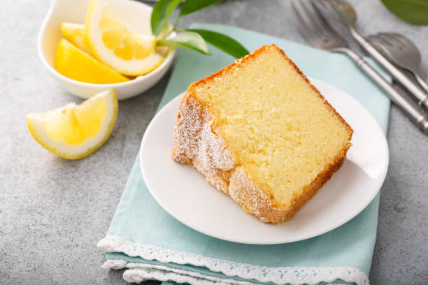 istock Lemon pound cake baked in a bundt pan topped with powdered sugar 2194719659