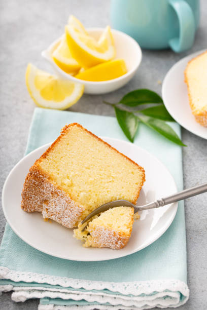 istock Lemon pound cake baked in a bundt pan topped with powdered sugar 2194719668