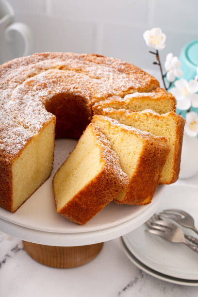 istock Classic vanilla pound cake sliced and ready to eat 2194719676