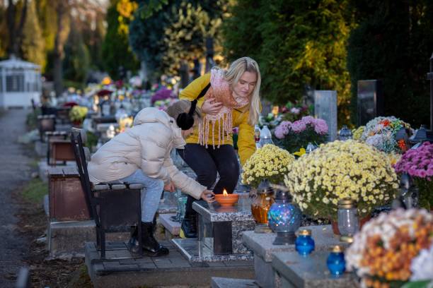 istock Honoring Our Loved Ones A Meaningful Remembrance at the Serene Cemetery Grounds 2194724951