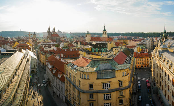 istock Sunlit Rooftops of Historic Prague Old Town 2194728362