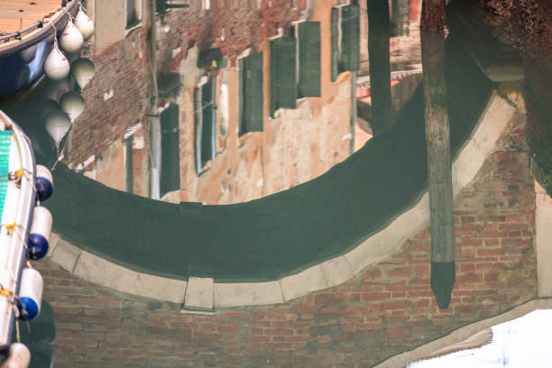 Colors of the reflection on the canals of Venice