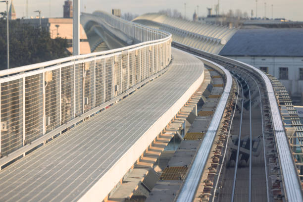 Docklands light railway station in Canary Wharf