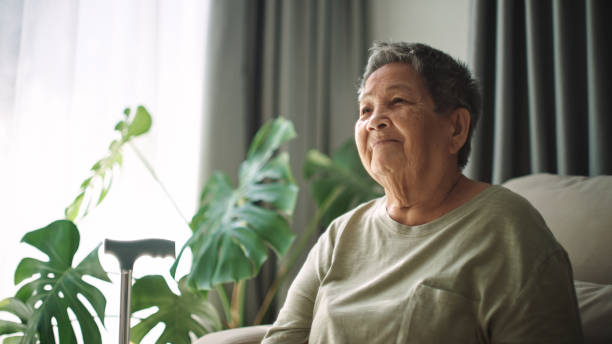 istock Elderly watch television. 2194740753