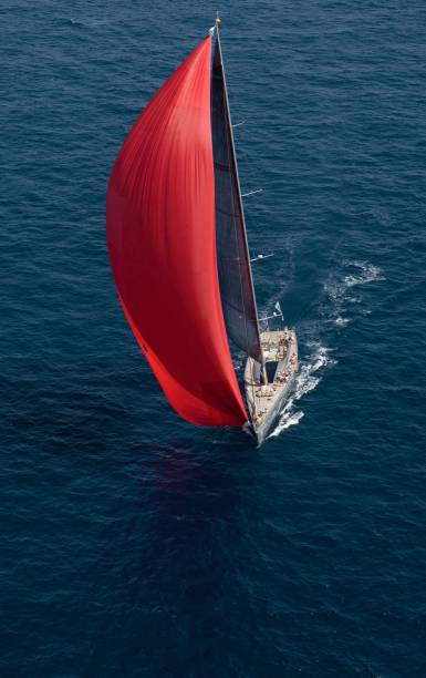 istock Sailing boats in full sail. 2194741464