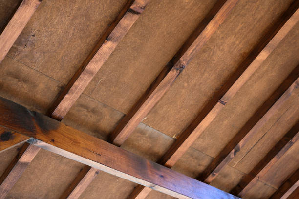 istock Rustic wooden beams create timeless charm in a cozy space 2194743501