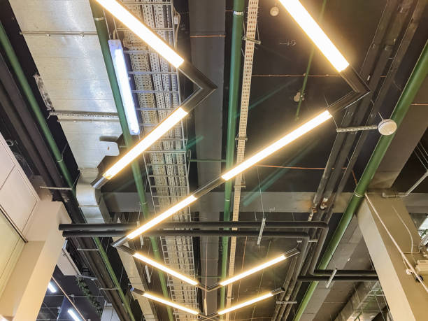 istock Imagine a ceiling adorned with numerous lights extravagantly suspended from it, creating a vibrant atmosphere and illuminating the space below with a warm and inviting glow 2194743610