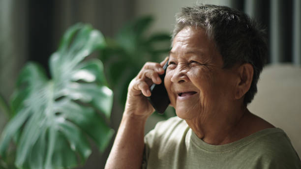 istock Senior woman talking on smartphone. 2194745261