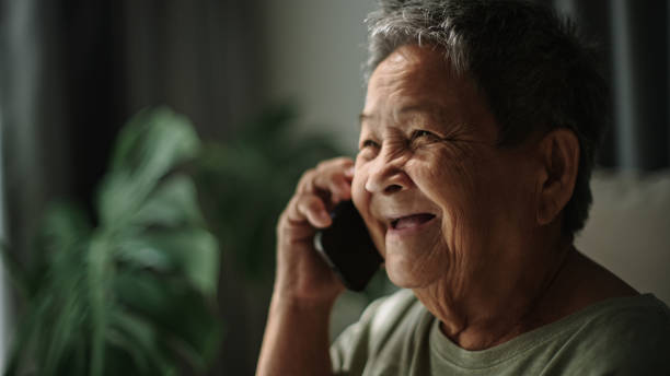 istock Senior woman talking on smartphone. 2194745267