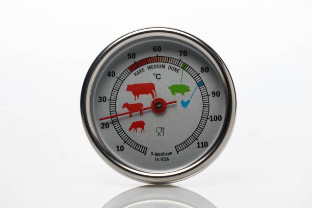 istock Temperature guide for optimal cooking of meat and poultry in a kitchen setting 2194746633
