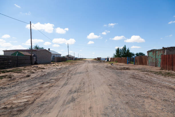 istock Bulgan town buildings view, Mongolia 2194753869