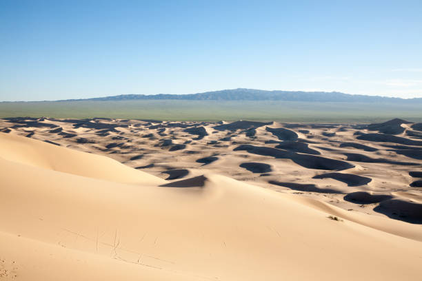 Khongoryn Els sand dunes landscape, Mongolia. Gobi Gurvansaikhan National Park