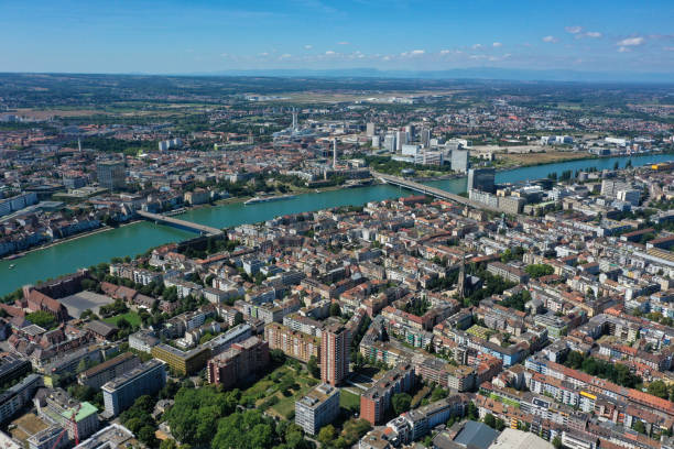 istock Basel City with Rhine river 2194760455
