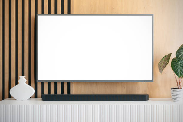 istock Modern living room interior with blank smart TV. 2194761329
