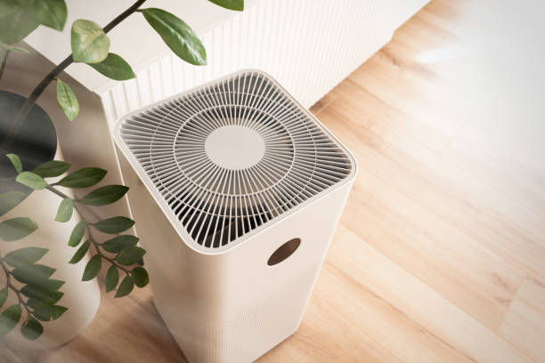 istock Air purifier, clean and fresh air at home 2194761412