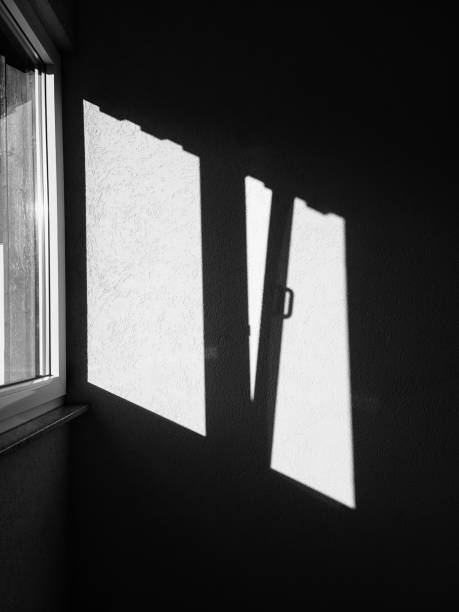 istock Geometric Shadows on a Wall - Black and White Minimalism 2194763510