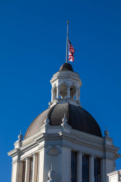 istock Florida State Capitol Dome with Flags in Tallahassee 2194764782