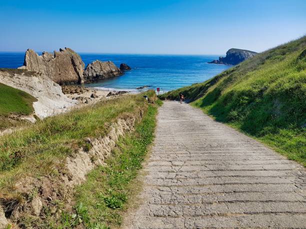 istock road to sea, photo as a background 2194766853