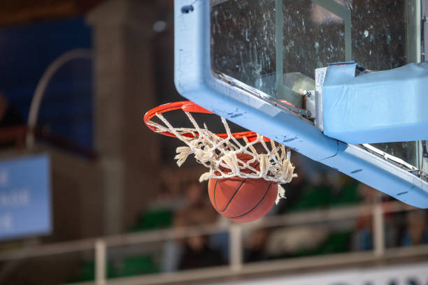 istock A basketball ball during a basketball game 2194768291