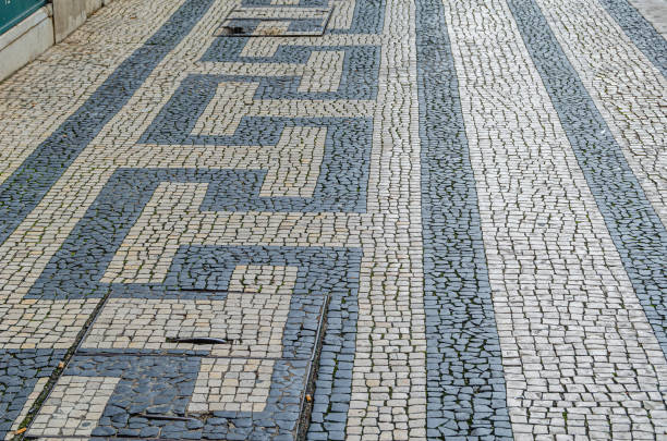 istock Cobblestone pavement in Lisbon, Portugal 2194769808