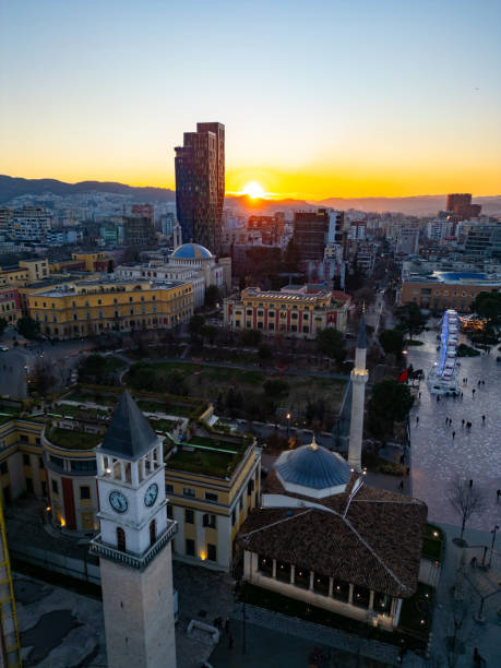 istock Tirana from air with a drone - Albania 2194775009