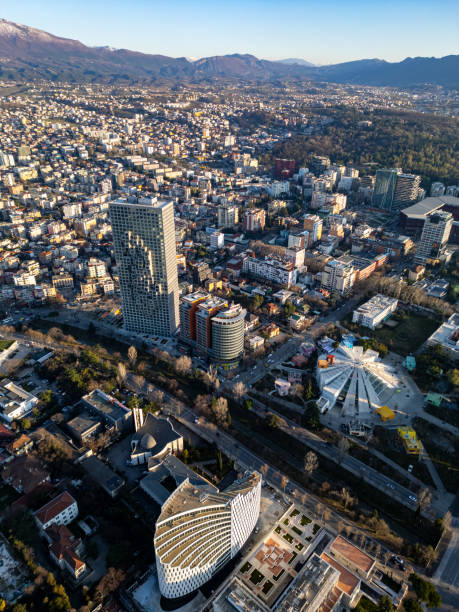 istock Tirana from air with a drone - Albania 2194775015