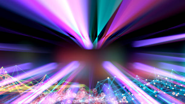 istock Big data concept - digital lines. Physical Infrastructure of the Internet. 2194779805