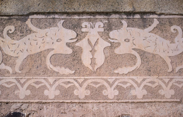 istock Paredes-Saavedra House Sgraffito depicting fantastic creature 2194780424