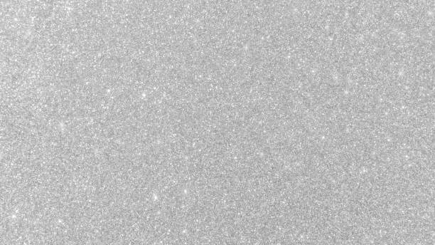 istock Silver glitter background texture white sparkling shiny wrapping paper for Christmas holiday seasonal wallpaper decoration, greeting and wedding invitation card design element 2194784383